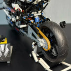 High-end motorcycle building block suit motorcycle model suit adult, luxury motorcycle DIY collection with movable wheels - CADA BRICKS®