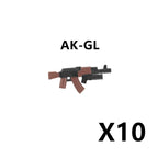 5/10 WW2 Soldier Weapons Building Block Two-color Printing Machine Rifle Submachine Sniper Guns Military Accessories Bricks C238 - CADA BRICKS®