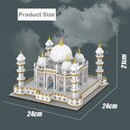 MOC City Mini Steentjes Taj Mahal Wereldberoemde Architectuur Micro Model India Bouwstenen Creatieve Sets Kinderspeelgoed Jongen Volwassen Geschenk
