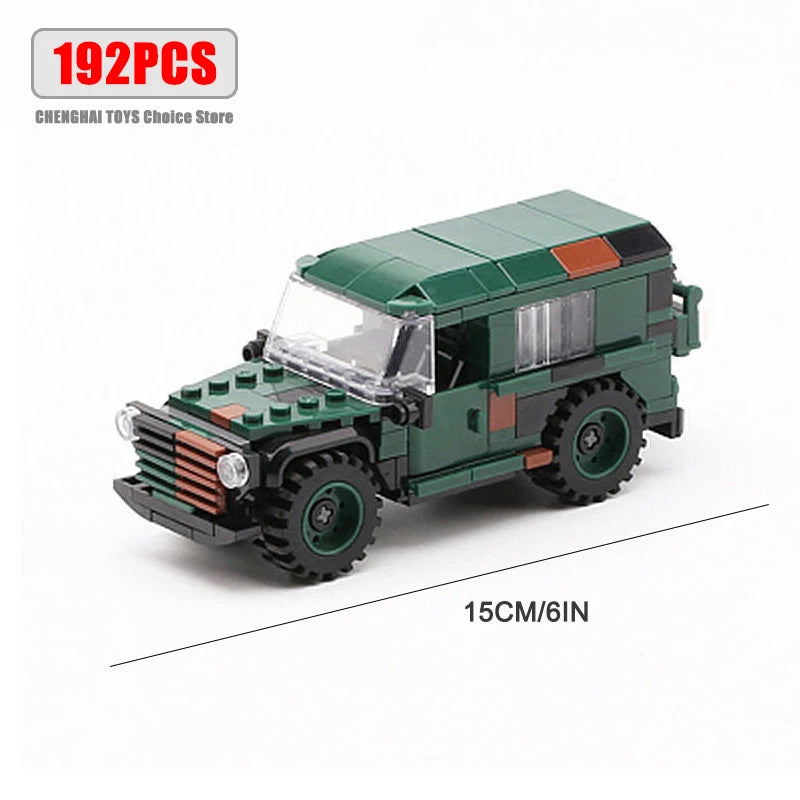 Military ww2 Cannon Assault Armored Vehicle Battle Tank Car Truck Army Weapon Building Blocks Sets Model Boys Toys for Kids Gift