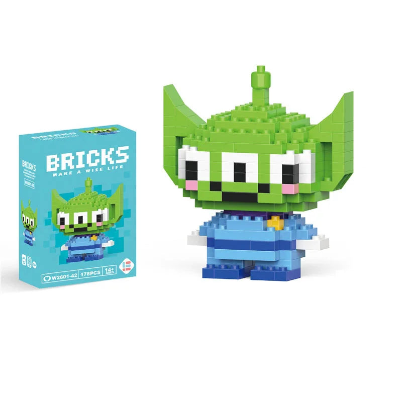 Disney Small Granular Building Model Toy Cartoon Character Stitch, SpongeBob Mini Block Toy Christmas Gift for Children - CADA BRICKS®