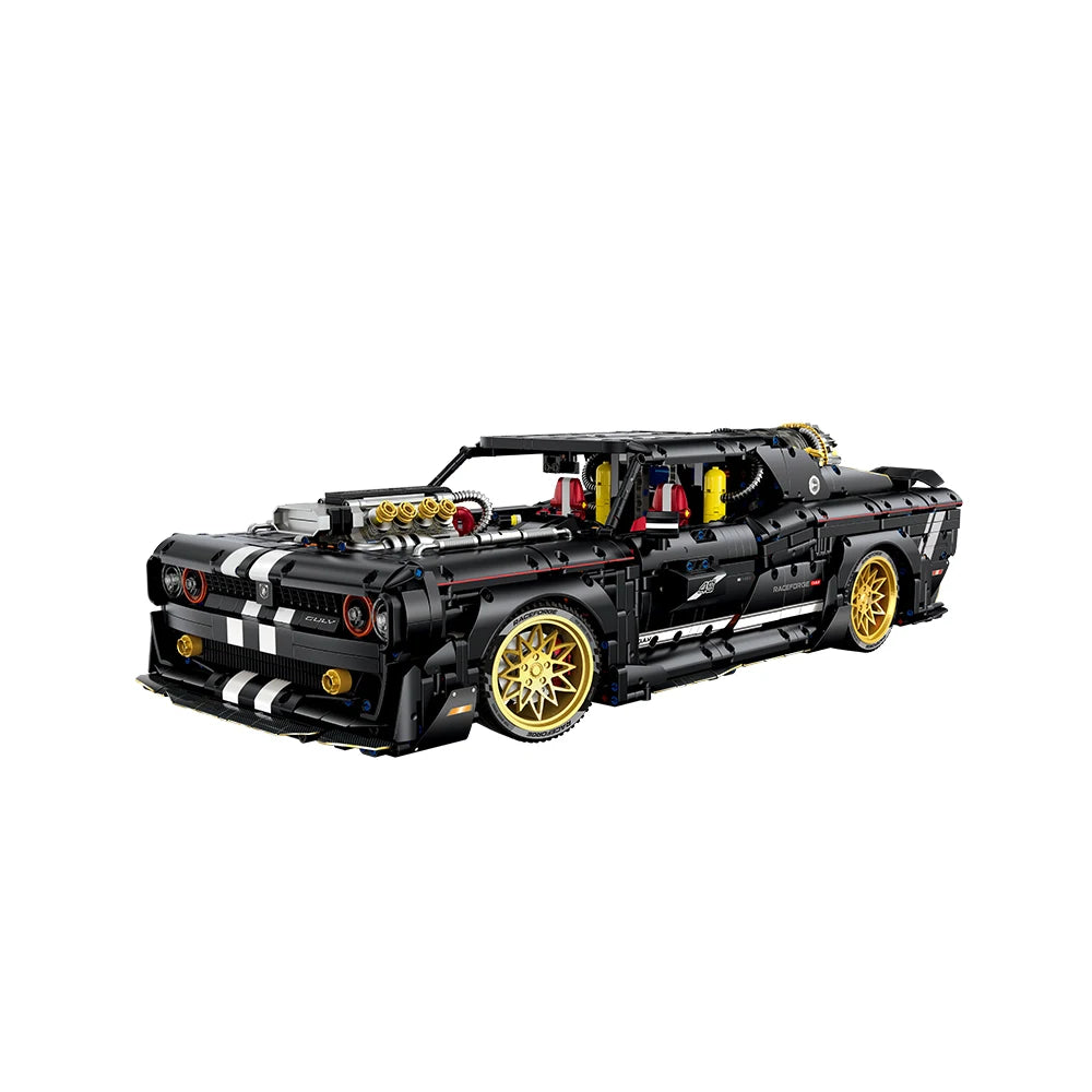 GULY 10637 Dodgedd 1:8 MOC Technical RC Racing Building Blocks Assembling Supercar Bricks Model Toys for Children Christmas Gift - CADA BRICKS®