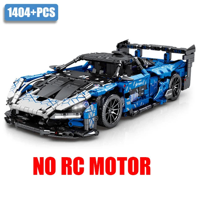 Compatible 42123 Technical Car Senna GTR Building Blocks Super Racing ...