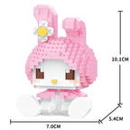 KEEPPLEY Sanrio Anime Hello Kitty My Melody Cinnamoroll Pompompurin Kuromi Building Blocks Girl Kid Holiday Christmas Gift - CADA BRICKS®