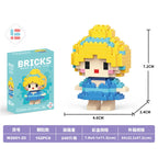 Disney Small Granular Building Model Toy Cartoon Character Stitch, SpongeBob Mini Block Toy Christmas Gift for Children - CADA BRICKS®