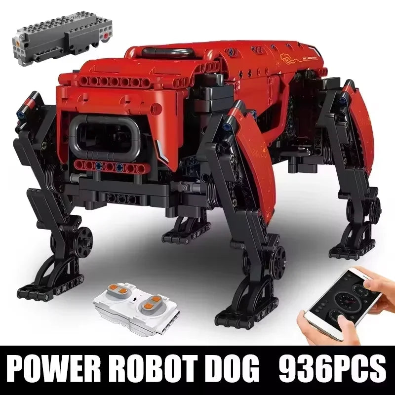 Mould King 15066/15075 Tekniske Robotleker – Motorisert Boston Dynamics Big Dog Modell Alphadog Byggeklosser Barnegave