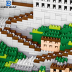 10000 pezzi Mattoni Palazzo Potala Modello 3D in Plastica Architettura Micro Mattoni per Adulti Kit di Costruzione Blocchi Giocattolo da Assemblare Decorazione