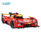 1518Pcs 1:10 Cada MOC City Remote Control Flame Racing Car Model Building Blocks RC V6 Sports Vehicle Bricks Toys Festival Gifts - CADA BRICKS®