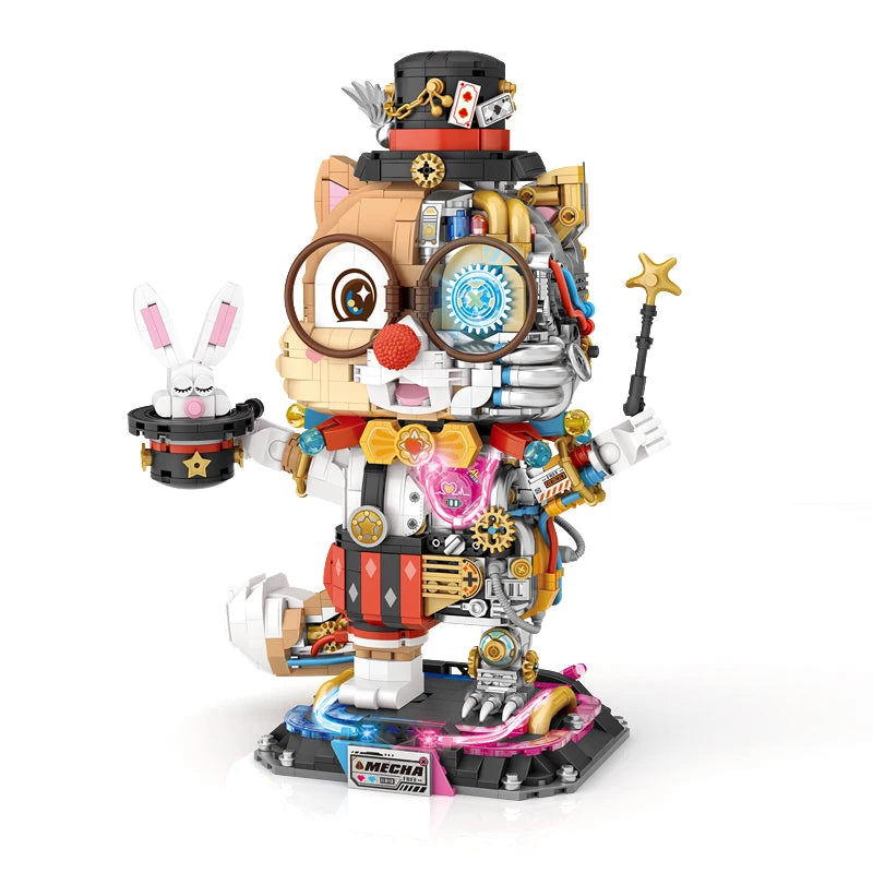 LOZ-1956 Luminous mechanical Squirrel Sorcerer puzzle model assembled children's adult building blocks toy holiday gift - CADA BRICKS®