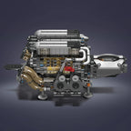 Mould King 10131 Technical Car Part Building Block W16 Engine for BGT Supercar Set Assembly Car Brick Toys Kids Christmas Gifts