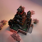 New MOC Building Block Model Boutique Medieval Japanese Shogun Castle Children's Toy Gift DIY Assembly Set