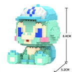 Gjør-det-selv Pokemon-klosser Små tegneserie mini byggeklosser Pikachu Charizard Eevee Mewtwo Anime sett sammen actionmodell dukker leker