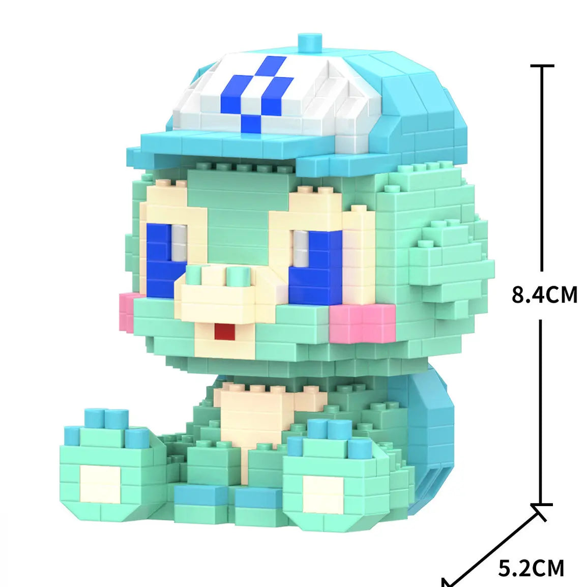 DIY Pokemon Blocks Small Cartoon Mini Building Block Pikachu Charizard Eevee Mewtwo Anime Assemble Action Model Dolls Toys