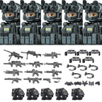 Military Army Figures Building Blocks SWAT Ghost Commando Special Forces Soldier Weapons Gun Hat Shield Belt AK Mini Bricks Toy - CADA BRICKS®