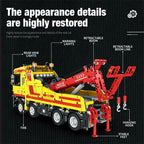 1910PCS Dépanneuse TECHNIQUE Voiture RC Blocs de Construction Camion de Secours STEM Modèle de Voiture Télécommandée Briques Jouets Cadeaux pour Enfants