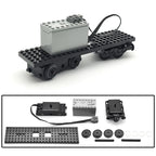 City train building blocks DIY modified accessories, creative MOC assembly track train carriage expansion set, base, wheel parts - CADA BRICKS®