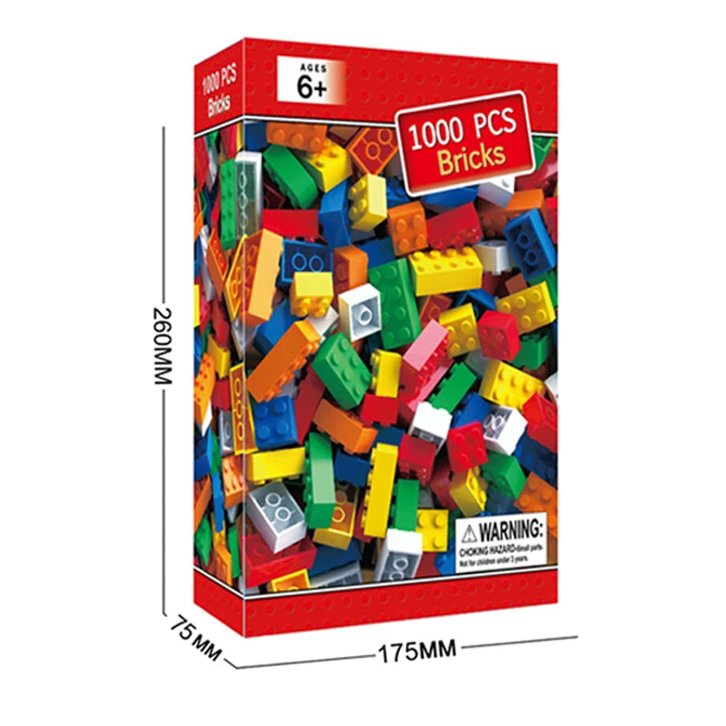 Building blocks Bulk children's blocks, Creative diy sets, Urban classic blocks, children's educational toys, 1000 - CADA BRICKS®
