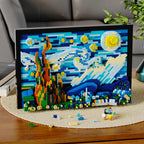 1731pcs 3D Oil Painting Building Blocks, Famous Art DIY Photo Frame for Home Decorations Adult & Kids Assembled Toys Gift