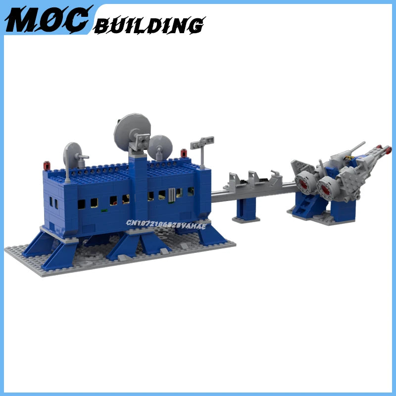 MOC Space Station Series Model Command Base Spacecraft Building Blocks Creative Exploration Educational Toy Assemble Bricks Gift