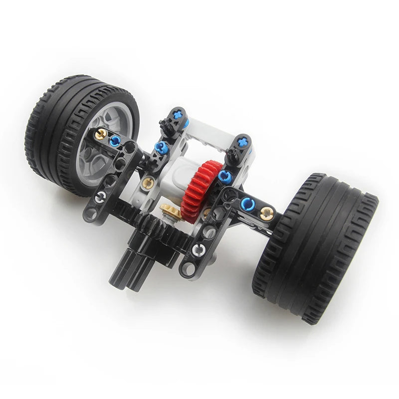 MOC Creative Electric High-tech Parts Building Blocks Electric Remote Control Climbing Car  Model DIY enlighten Toy kids gift