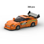 Moc Speed Champion Technical Car City Vehicle Racing Car Building Blocks Sports Car Garage Carro Rennau Voiture Creative Toys - CADA BRICKS®