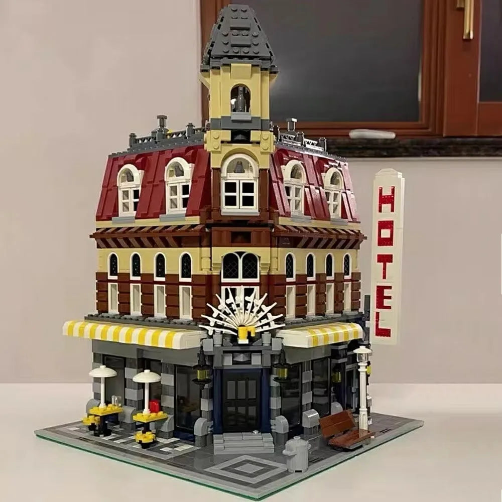 Creatoring Expert Brick Bank Detective's Assembly Square Model MOC Street View  Building Blocks Toys 10255 10251 10211 10185 - CADA BRICKS®