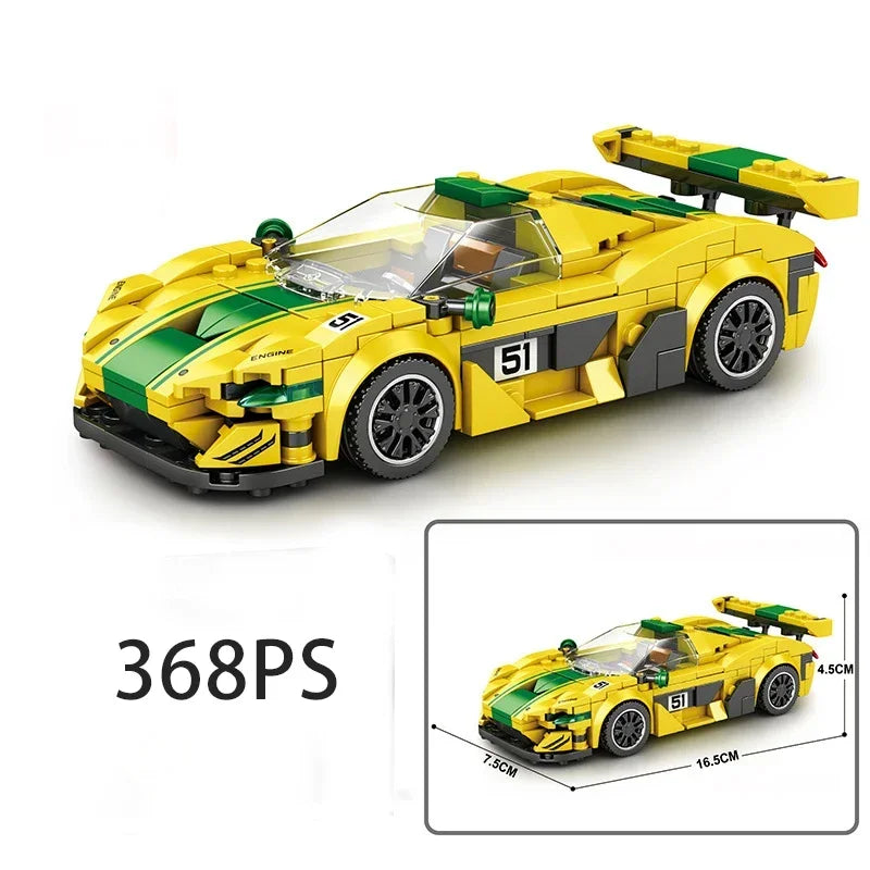 Speed Champions Series Racing Sports Vehiclea Technique Car Supercar Building Blocks Set Bricks Classic MOC Model Toys For Kids - CADA BRICKS®