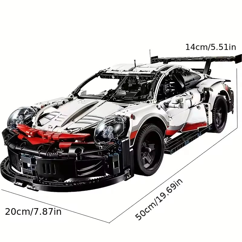 Mechanical Group Super Racing Car Building Blocks 42096 1580Pcs Bricks Assembly Diy Model Toys MOC Creative Collection Gifts 14+
