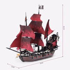 Pirates Of The Caribbeans Queen Anne Revenge Warship The Black Pearl 4195 4184 Ship Building Blocks Model Toys Bricks Kids Gifts - CADA BRICKS®