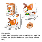 Dual Form Cat Shape Pet Series Model Micro Mini Building Blocks Toys Pocket-Sized Cuteness Pet Cat Display Decor Good For Girls - CADA BRICKS®