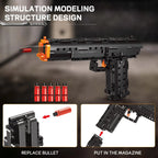 Mould King 14004 Scale Desert Eagle Building Kit with Functional Trigger Collectible Model for Adults Teens Gift Educational Toy