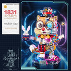 LOZ-1956 Luminous mechanical Squirrel Sorcerer puzzle model assembled children's adult building blocks toy holiday gift - CADA BRICKS®