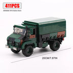 Military ww2 Cannon Assault Armored Vehicle Battle Tank Car Truck Army Weapon Building Blocks Sets Model Boys Toys for Kids Gift