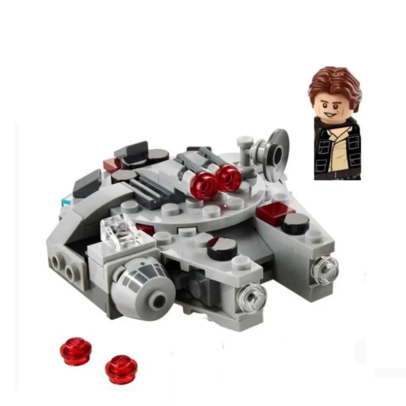 New Mini Star Ship Interconnecting Blocks Toys - Build Your Own Micro X-wing Fighter and Space Model Buidling Bricks for Kids - CADA BRICKS®