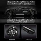 Mould King 13163 Technical Car Building Block Remote Control La Voiture Noire Sport Racing Car Model Toys Kids Christmas Gift