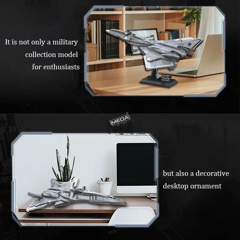 1226 Pcs F-22S Fighter Jet Building Block Set DIY Aircraft Bricks Toys Self-assemble Military Plane Model for Kids Gift ﻿