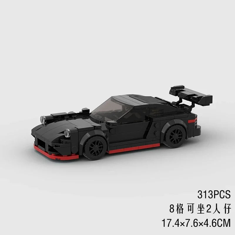 MOC Speed Champions Super Race Car F1 Great Vehicle Racing Model Building Blocks Bricks Sports Pickup Truck City Technique Toy - CADA BRICKS®