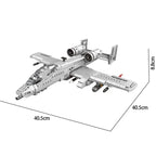 Hoogwaardige Militaire De A10 F35 Jachtvliegtuig Bouwstenen Doe-Het-Zelf WO2 Vliegtuig Bakstenen Speelgoed Cadeaus Voor Kinderen