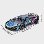 1700pcs RSR Racing Car Building Blocks Set – DIY Technical Sports Car Model, CE Certified, Compatible with Lego, Unisex Gift for Adults & Teens