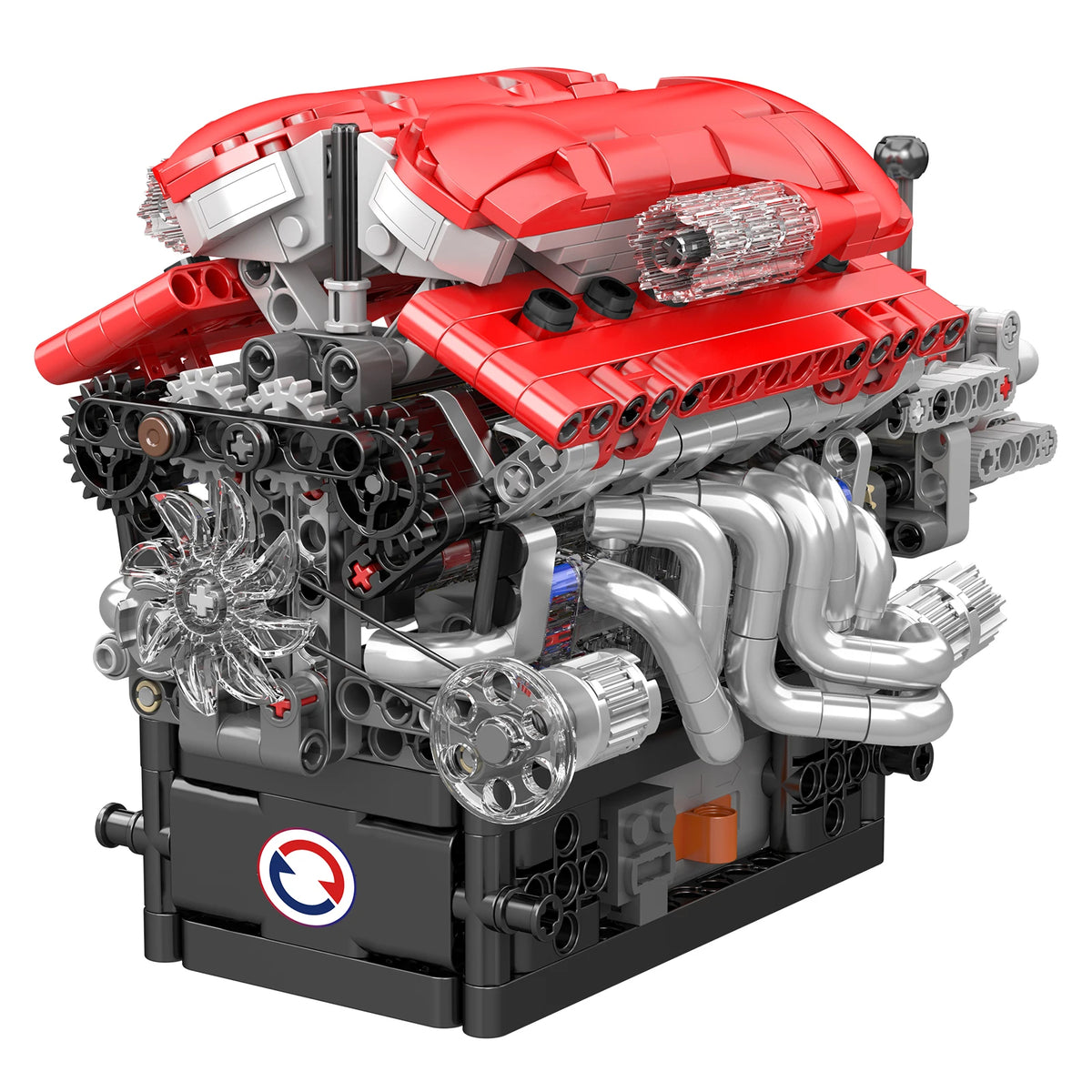 Mould King 102261 Engine Toys The Motorized V12 Engine Building Block Assembly V12 Engine Brick Kids Christmas Gift