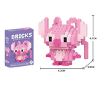 Disney LiLo Stitch Toys Building Blocks Pokeman Pikechu lega Anime Cartoon Character Model Building Blocks Toy for children Gift - CADA BRICKS®