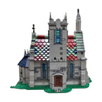 MOC The Old Church Building Blocks Model Medieval Ancient Old Church House Architecture Bricks Assembly Toys Kids Birthday Gifts