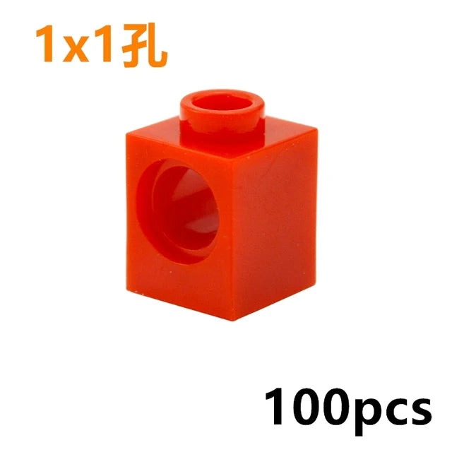 Technical Building Block MOC Combination Studded Long Beam with Hole Thick Bricks Compatible 3703 32018 3895 2730 3894 3701 3700 - CADA BRICKS®