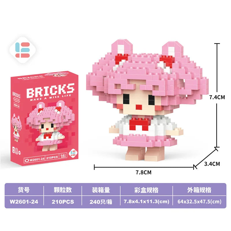 Disney Small Granular Building Model Toy Cartoon Character Stitch, SpongeBob Mini Block Toy Christmas Gift for Children - CADA BRICKS®