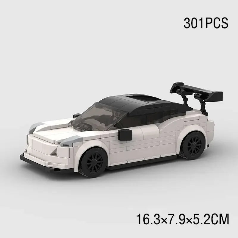 Electric Vehicle Model Car Bricks Expert Technical MOC Teslaed Model3 X S and Cybertruck Building Block Toys Best Birthday Gifts - CADA BRICKS®