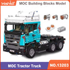 13203 Tractor Truck 2060pcs Building Blocks Technical Scanias High-Tech City Heavy Truck Car Toys For Children Birthday Gift - CADA BRICKS®