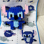Disney Stitch Mickey Anime Anime Blocks Kuromi My Melody Diseney Cinnamoroll Mouse Building Blocks Doll Toy Kids Birthday Gift - CADA BRICKS®