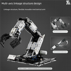 Original Multi-Axis Robotic Arm Building Blocks, Programmable via Smartphone, Remote Control, for Interactive STEM Learning