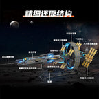 Ny K96139 1471 deler MOC luftfart romstasjon byggeklosser modell romskip klosser monteringsleker for gutter bursdagsgave sett