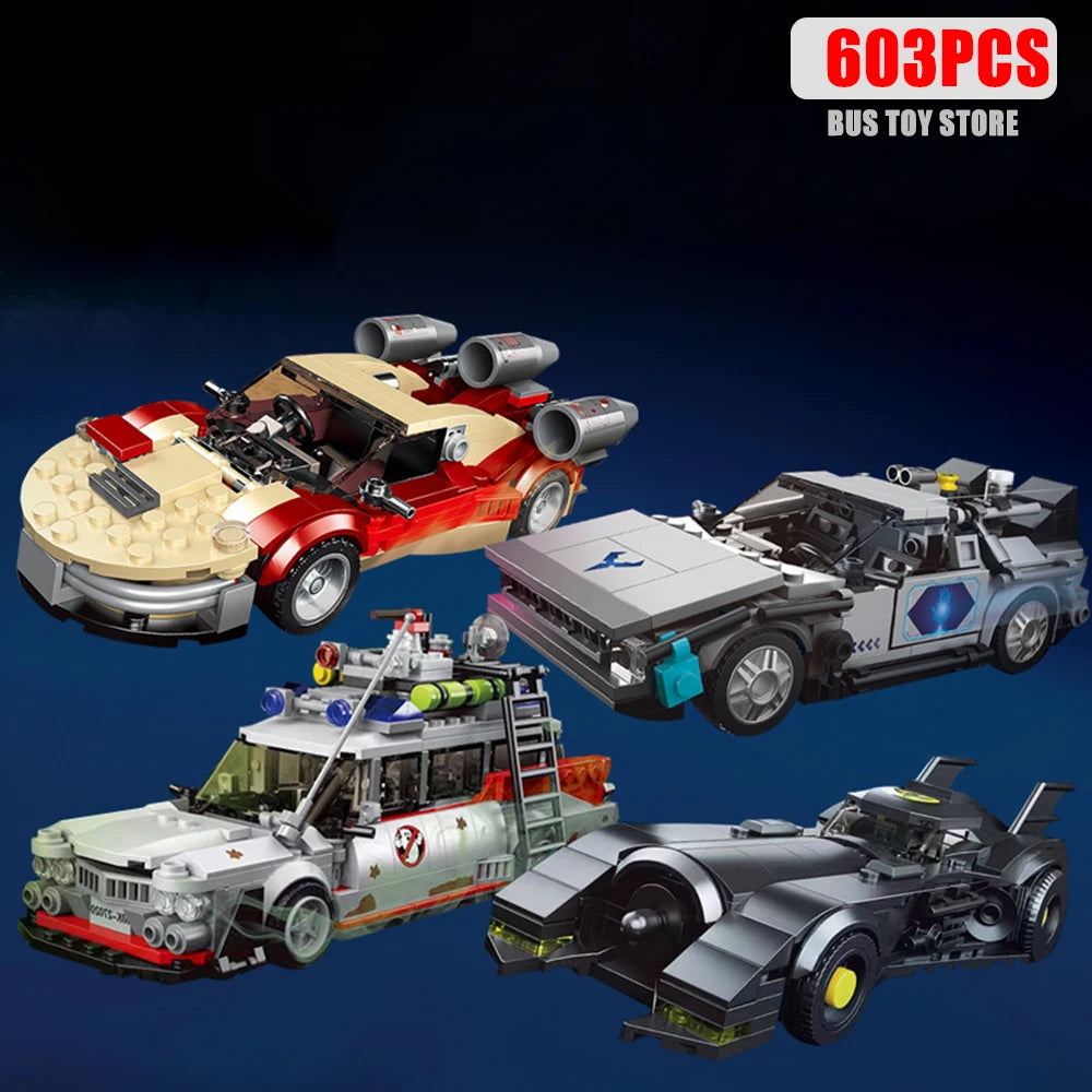 MOULD KING Technology car model building blocks MOC mini ghost movie car assembly Toys for Adults Kids Gifts 10021S